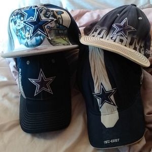 4 Dallas Cowboys hats